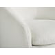 Lifely Cammy Boucle Swivel Chair, Creamy White