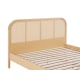 Lifely Lana Rattan Double Bed Frame