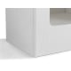 Lifely Sorrento Display Cabinet, Chalk White, 26Wx100Lx181H cm