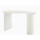 Lifely Pebble Desk, 70Wx140Lx75H cm, White