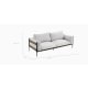 Lifely Nash 3 Seater Sofa, 79Wx208Lx81.5H cm, Dove-Grey