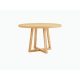 Lifely Haris Round Dining Table, 120Wx120Lx75H cm, Natural