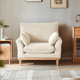 Linspire Moss 1-Seater Sofa, Neutral White