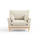 Linspire Moss 1-Seater Sofa, Neutral White