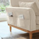 Linspire Moss 1-Seater Sofa, Neutral White