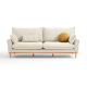 Linspire Moss 3-Seater Sofa, Neutral White