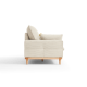 Linspire Moss 3-Seater Sofa, Neutral White