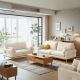 Linspire Moss 3-Seater Sofa, Neutral White