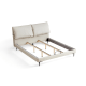Linspire Beacon Super King Bed Frame, Off-White