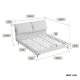 Linspire Beacon Super King Bed Frame, Off-White