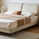 Linspire Beacon Small Queen Bed Frame, Off-White