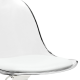 Linspire Perch Height Adjustable Bar Chair, Transparent