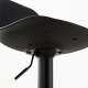 Linspire Perch Height Adjustable Bar Chair, Black