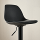 Linspire Perch Height Adjustable Bar Chair, Black