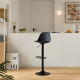 Linspire Perch Height Adjustable Bar Chair, Black