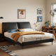 Linspire Beacon Small Queen Bed Frame, Black