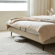 Linspire Beacon Small Queen Bed Frame, Black