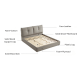 Linspire Nebula Super King Bed Frame