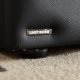 Linspire Obsidian Leather Small Queen Bed Frame
