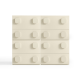 Linspire Mosaic Set of 4 Modular Storage Cabinets, Off-White