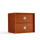 Linspire Mosaic Bedside Table, Warm Wood