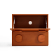 Linspire Mosaic Bedside Table, Warm Wood