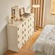 Linspire Mosaic Set of 6 Modular Storage Cabinets, Off-White