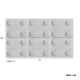 Linspire Mosaic Set of 6 Modular Storage Cabinets, Off-White