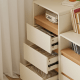 Linspire Evoke Chest of 4 Drawers with Open Storage, 0.4m