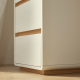 Linspire Evoke Chest of 4 Drawers with Open Storage, 0.4m
