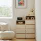 Linspire Evoke Chest of 4 Drawers with Open Storage, 0.4m