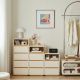 Linspire Evoke Chest of 4 Drawers with Open Storage, 0.4m