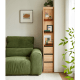Linspire Oaklyn Solid Oak Slim Display Cabinet with Drawers