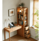 Linspire Oaklyn Solid Oak Slim Display Cabinet with Drawers