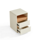 Linspire Evoke Chest of 2 Drawers with Open Storage, 0.4m