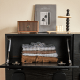 Linspire Mosaic Set of 6 Modular Storage Cabinets, Black