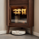 Linspire Vista Walnut Corner Storage Cabinet