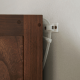 Linspire Vista Walnut Corner Storage Cabinet