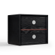 Linspire Mosaic Set of 4 Modular Storage Cabinets, Black