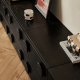 Linspire Mosaic Set of 4 Modular Storage Cabinets, Black
