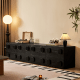Linspire Mosaic Set of 4 Modular Storage Cabinets, Black