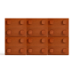 Linspire Mosaic Set of 6 Modular Storage Cabinets, Warm Wood