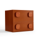 Linspire Mosaic Set of 6 Modular Storage Cabinets, Warm Wood