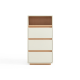 Linspire Evoke Chest of 3 Drawers with Open Storage, 0.4m