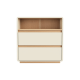Linspire Evoke Chest of 2 Drawers with Open Storage, 0.6m