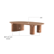 Linspire Terra Coffee Table, 1.2m, Natural