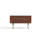 Linspire Ursula Nesting Coffee Table Set with Drawer and Glass Top