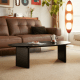 Linspire Vortex Solid Rubberwood Coffee Table, 1.2m
