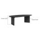Linspire Vortex Solid Rubberwood Coffee Table, 1.2m