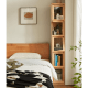 Linspire Oaklyn Solid Oak Slim Display Cabinet with Glass Flip Doors
